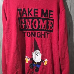 Ugly Sweater Gnome Beer Christams